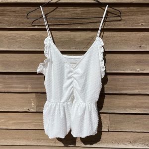 Urban Outfitters White Tank Top - Size Large